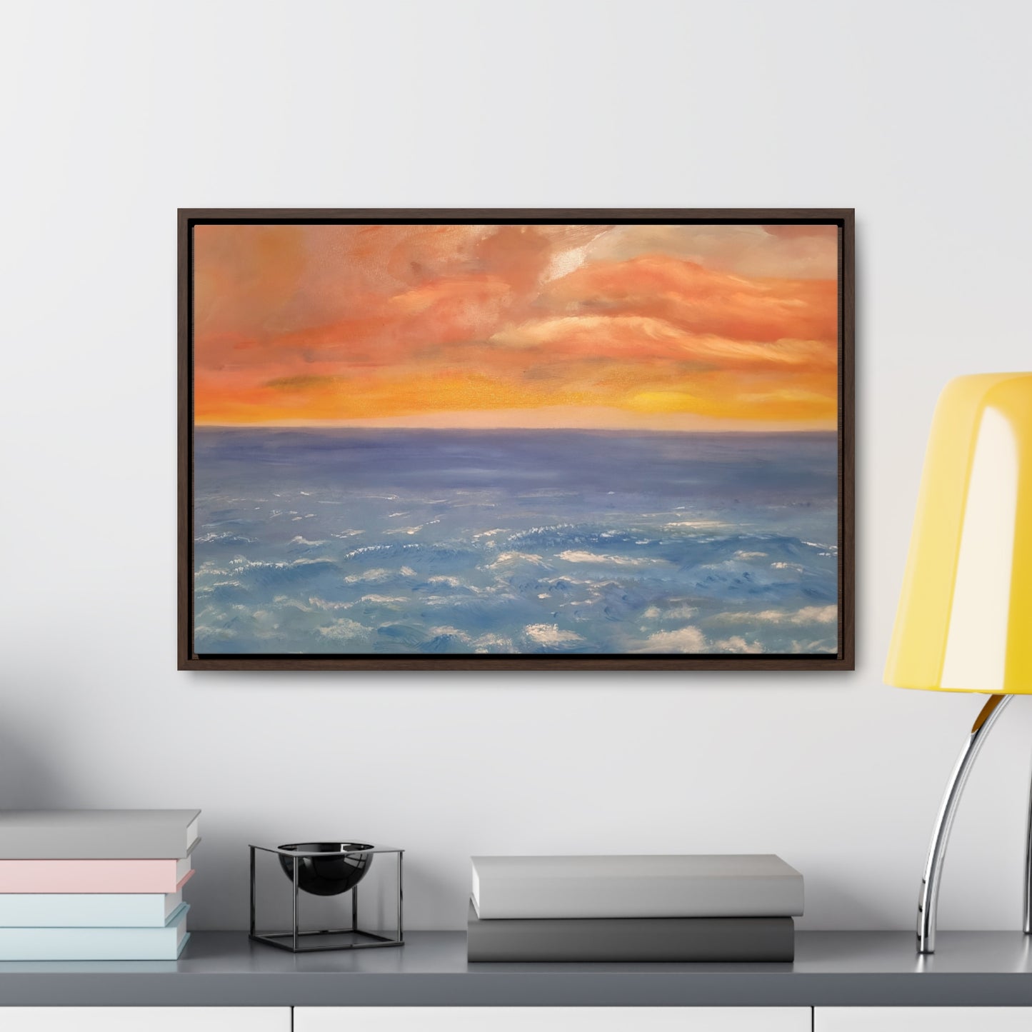 Troubled Sea - Gallery Canvas Wraps, Horizontal Frame