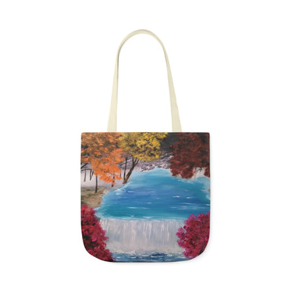 Canvas Tote Bag, Descending Waters Art