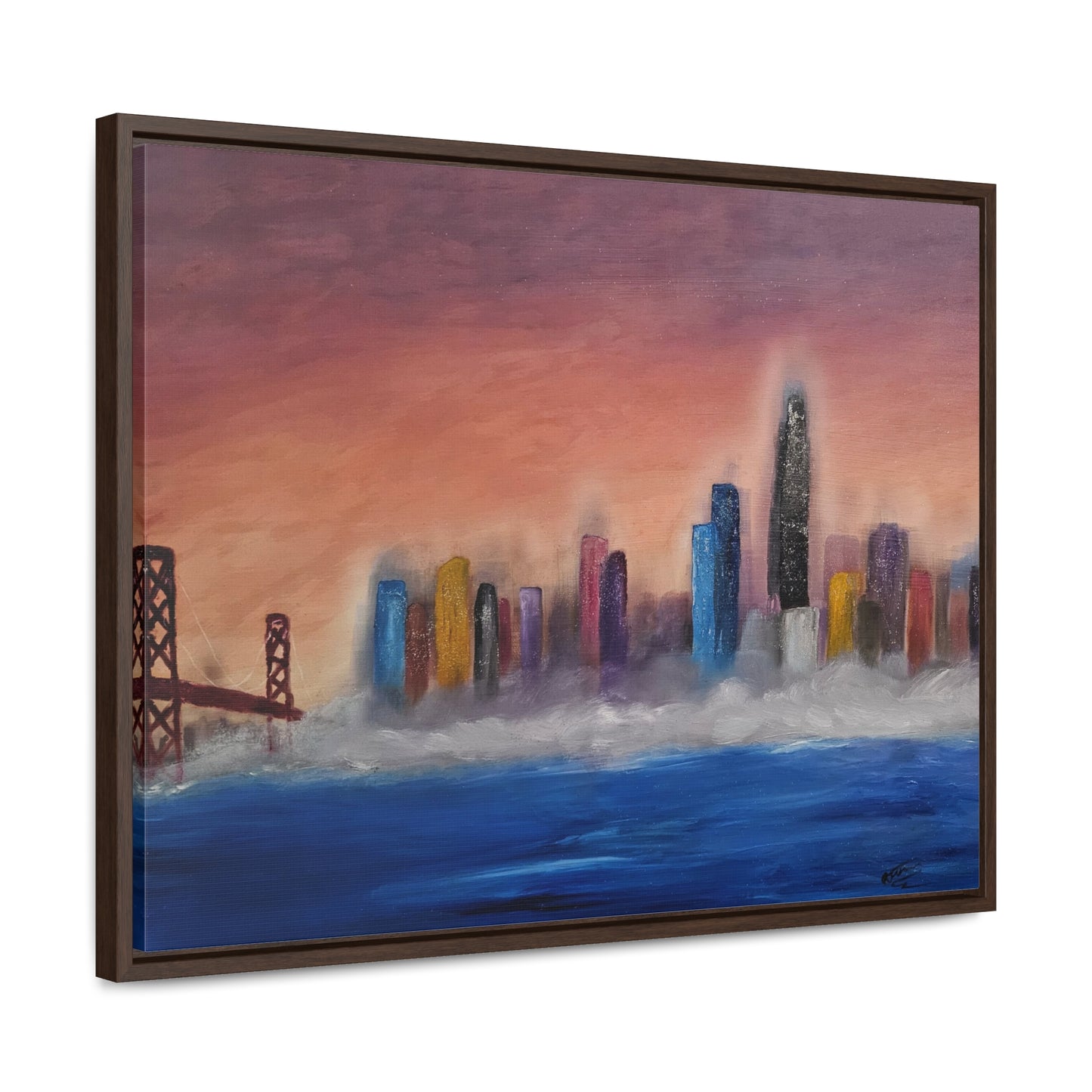 San Francisco Bay - Gallery Canvas Wraps, Horizontal Frame