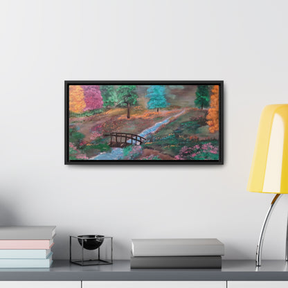 The Lighted Forest - Gallery Canvas Wraps, Horizontal Frame