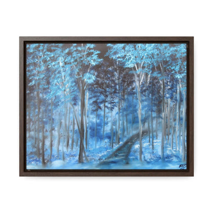 Blue Mist Forest - Gallery Canvas Wraps, Horizontal Frame