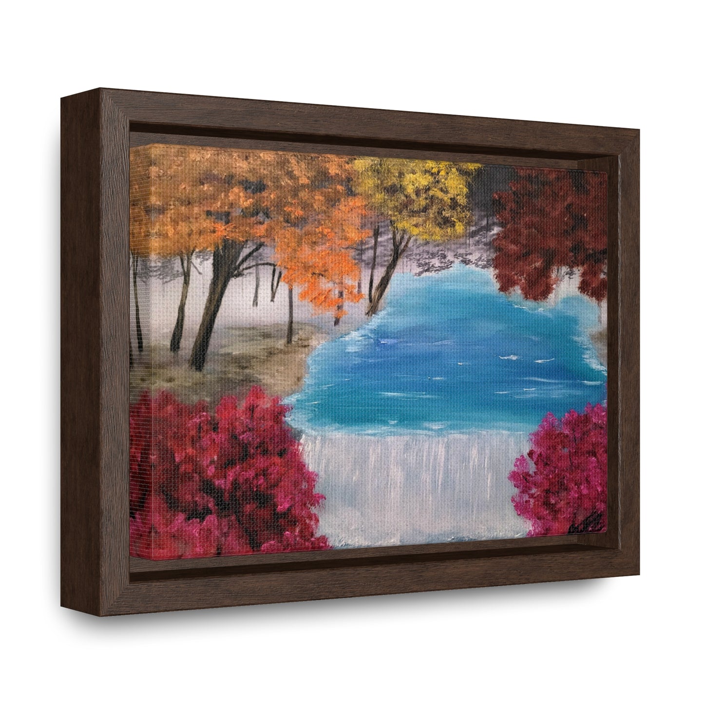 Descending Waters - Gallery Canvas Wraps, Horizontal Frame