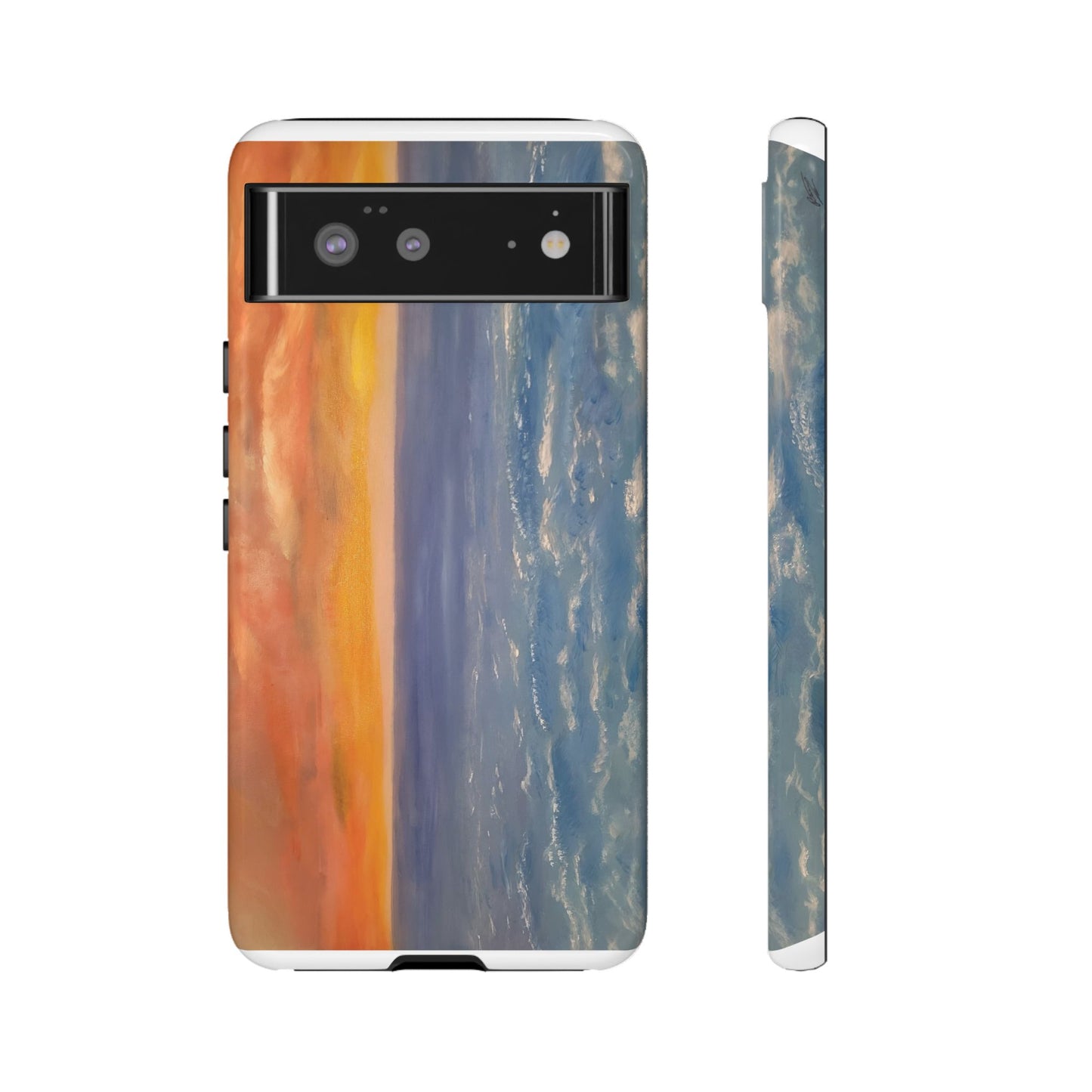 Artistic Ocean Sunset Phone Case - Tough and Stylish Protection