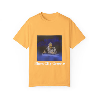 Blues City Groove T-Shirt - Unisex Garment-Dyed