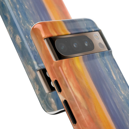 Artistic Ocean Sunset Phone Case - Tough and Stylish Protection