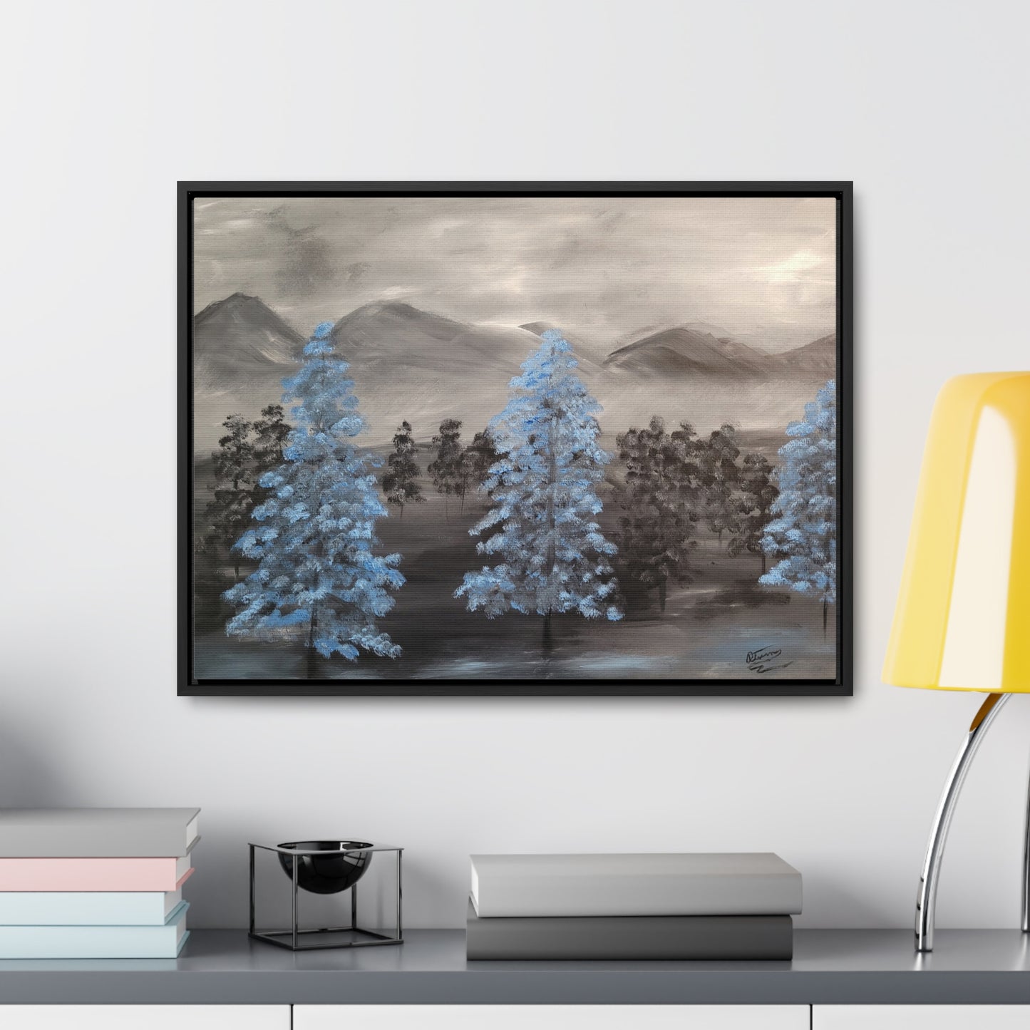 Valley Of Trees - Gallery Canvas Wraps, Horizontal Frame