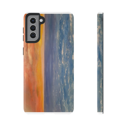 Artistic Ocean Sunset Phone Case - Tough and Stylish Protection