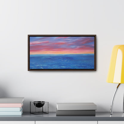 High Seas Sunset - Gallery Canvas Wraps, Horizontal Frame