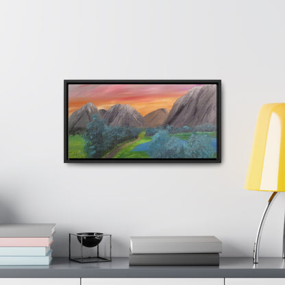 Valley Of Yellow Meadows - Gallery Canvas Wraps, Horizontal Frame