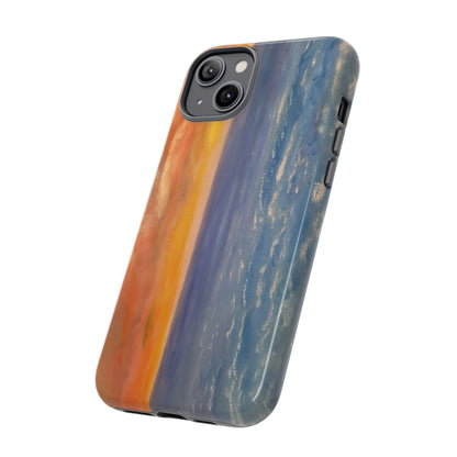 Artistic Ocean Sunset Phone Case - Tough and Stylish Protection