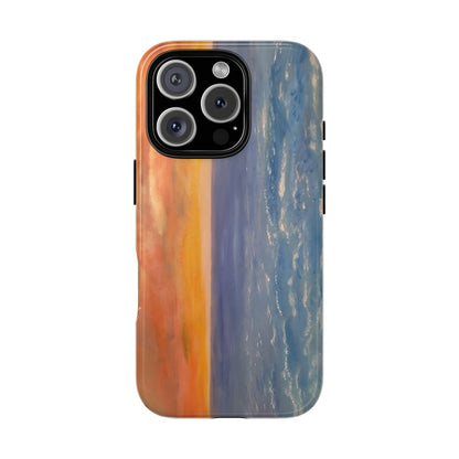 Artistic Ocean Sunset Phone Case - Tough and Stylish Protection