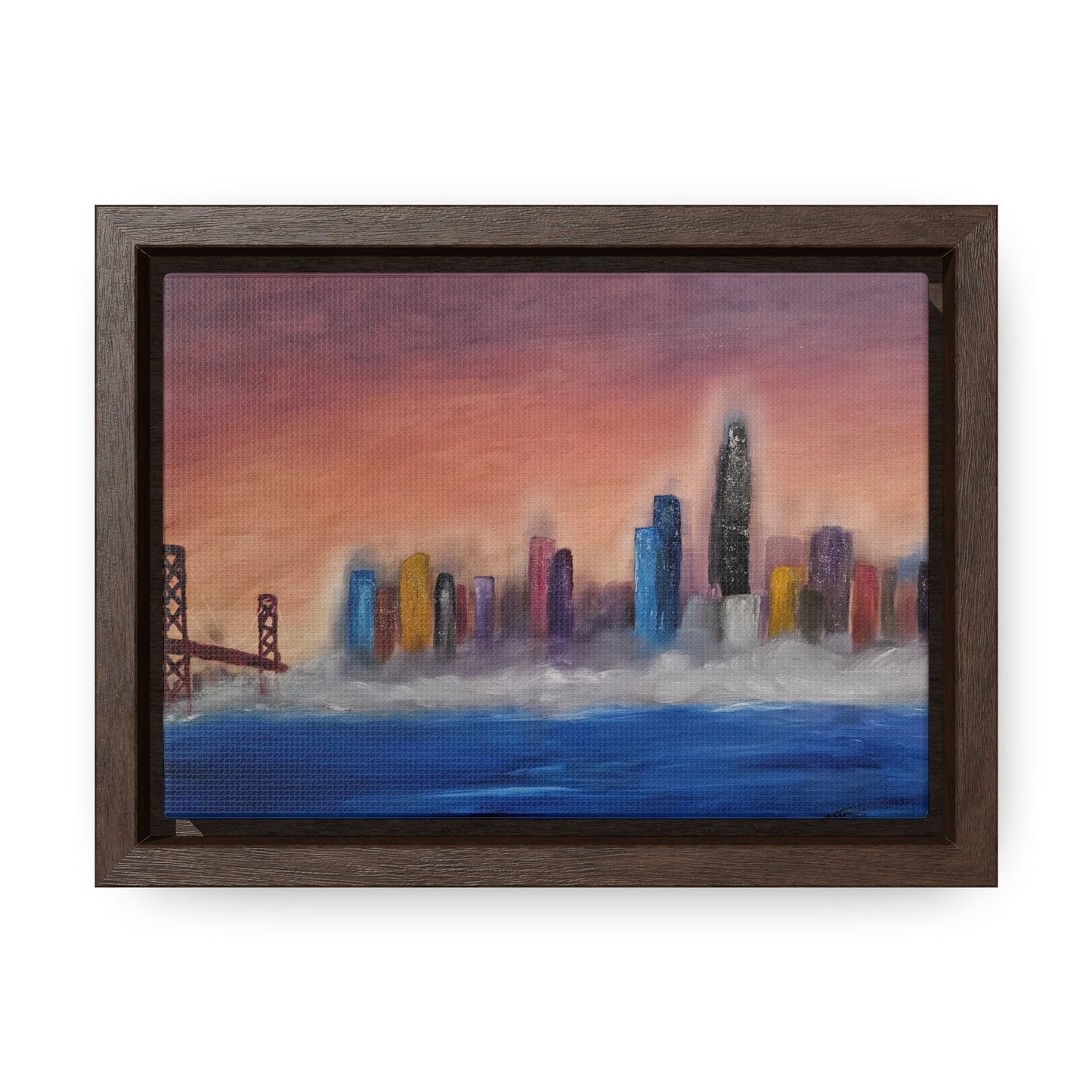 San Francisco Bay - Gallery Canvas Wraps, Horizontal Frame