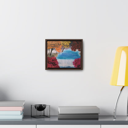 Descending Waters - Gallery Canvas Wraps, Horizontal Frame