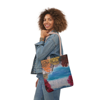 Canvas Tote Bag, Descending Waters Art