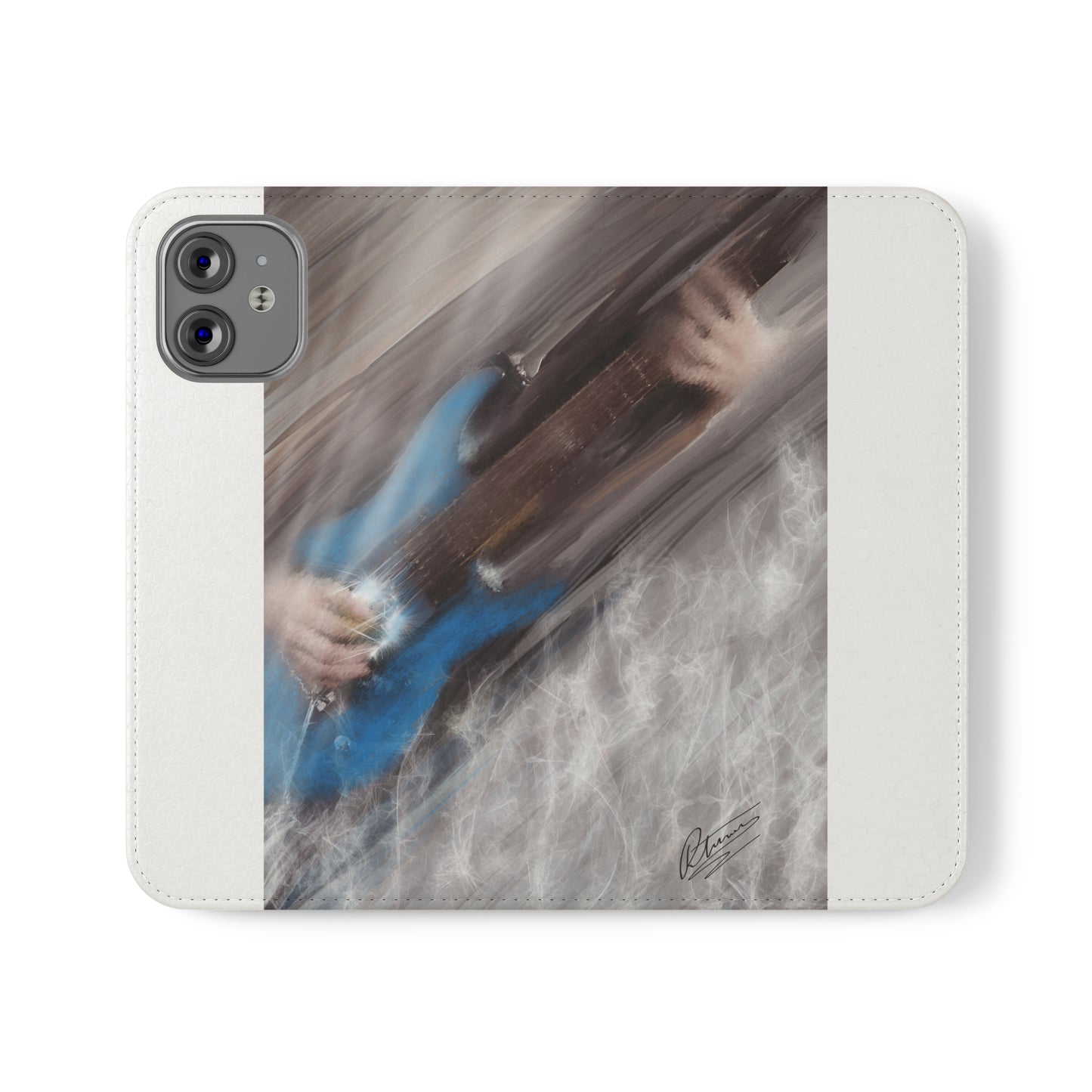 Phone Flip Cases Guitar Art