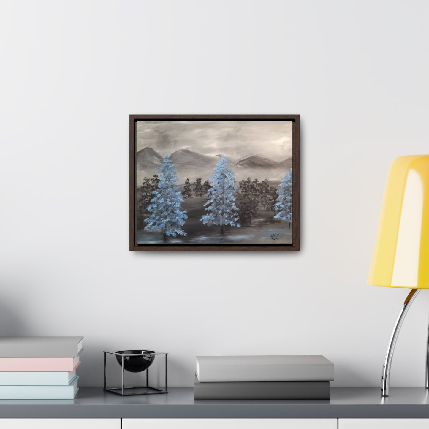 Valley Of Trees - Gallery Canvas Wraps, Horizontal Frame