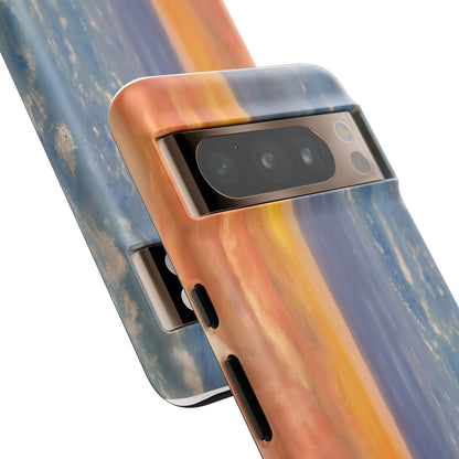 Artistic Ocean Sunset Phone Case - Tough and Stylish Protection