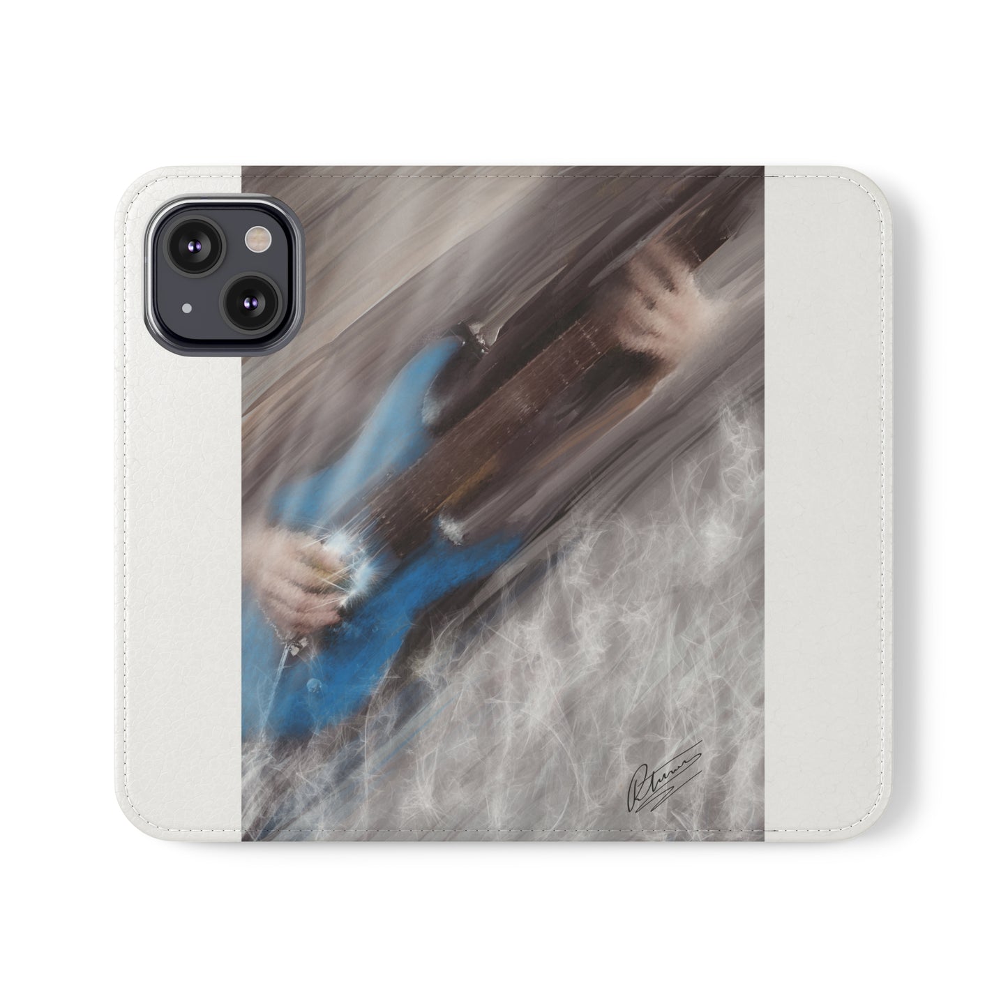 Phone Flip Cases Guitar Art