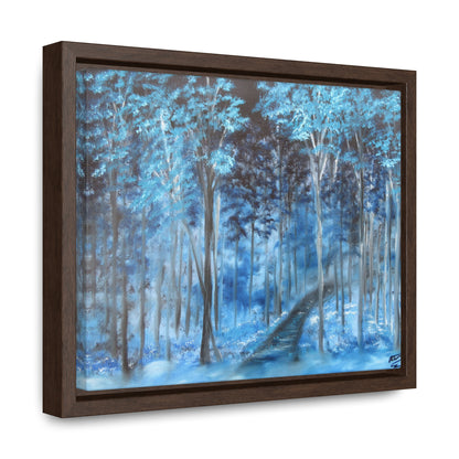 Blue Mist Forest - Gallery Canvas Wraps, Horizontal Frame