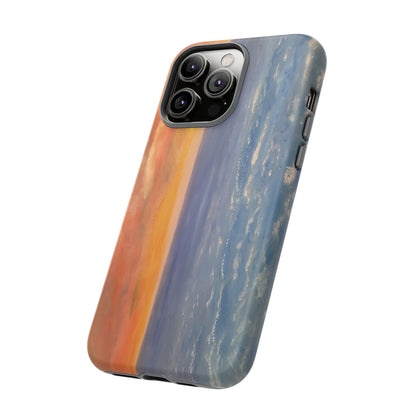 Artistic Ocean Sunset Phone Case - Tough and Stylish Protection