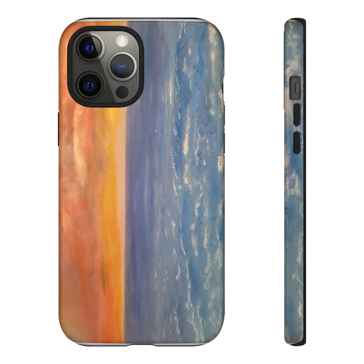 Artistic Ocean Sunset Phone Case - Tough and Stylish Protection