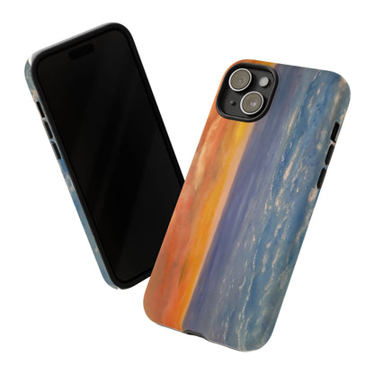 Artistic Ocean Sunset Phone Case - Tough and Stylish Protection