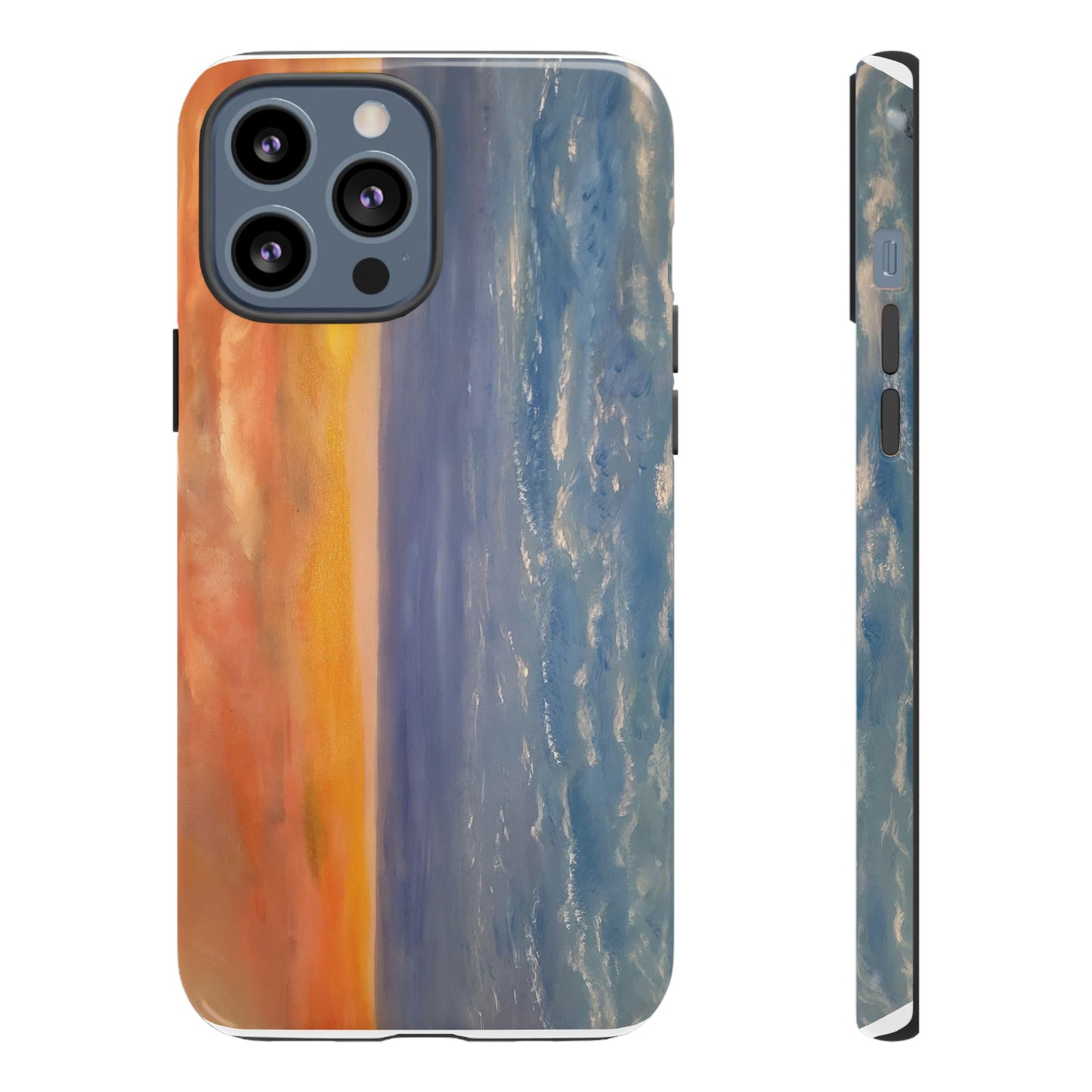 Artistic Ocean Sunset Phone Case - Tough and Stylish Protection