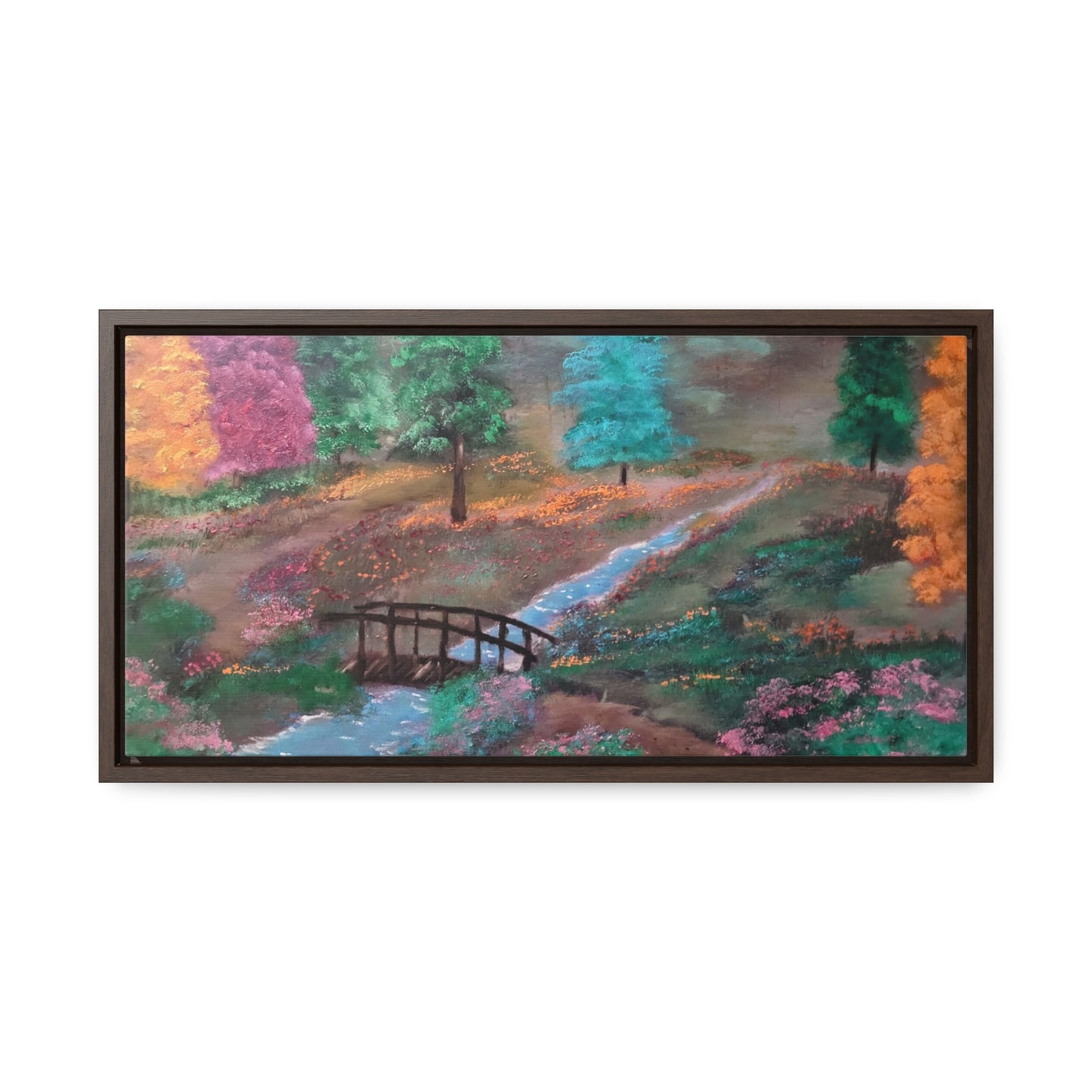 The Lighted Forest - Gallery Canvas Wraps, Horizontal Frame