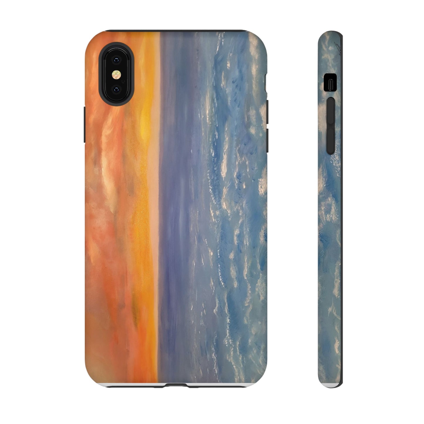 Artistic Ocean Sunset Phone Case - Tough and Stylish Protection