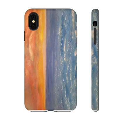 Artistic Ocean Sunset Phone Case - Tough and Stylish Protection