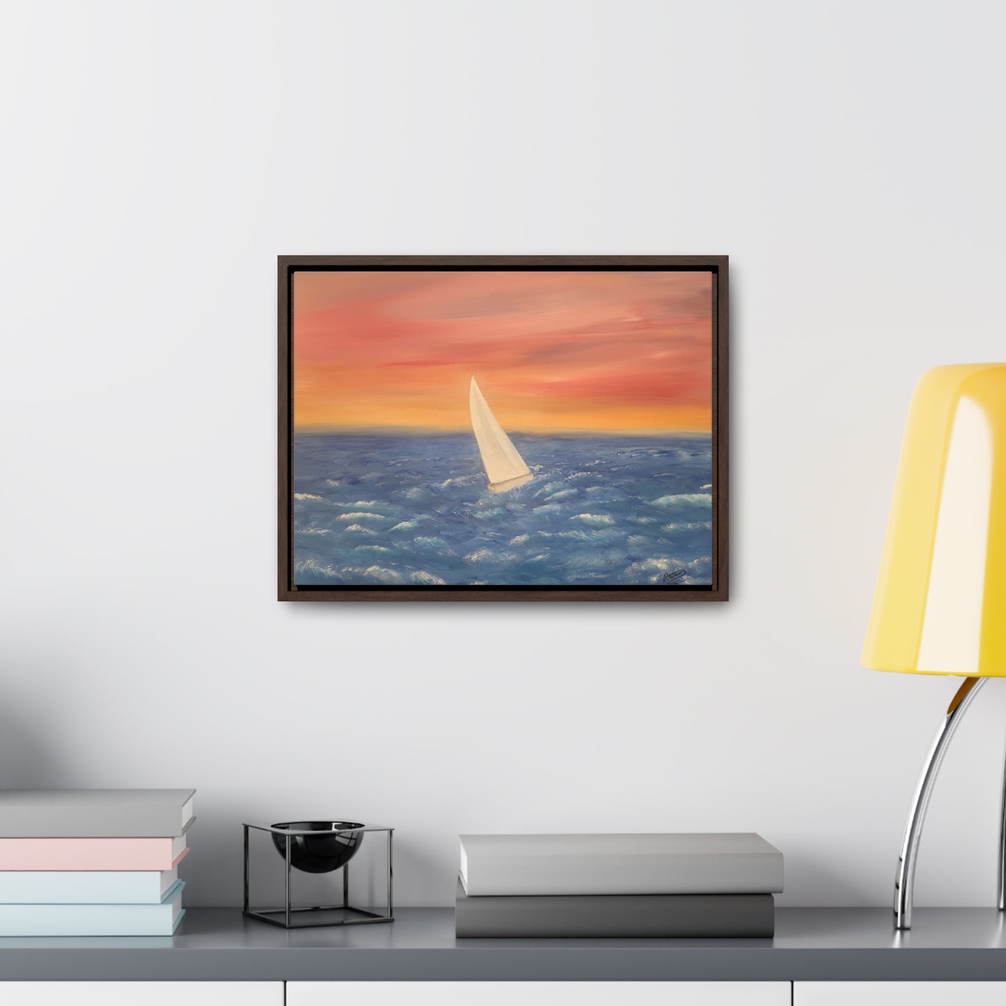 Sailing The Open Sea  - Gallery Canvas Wraps, Horizontal Frame