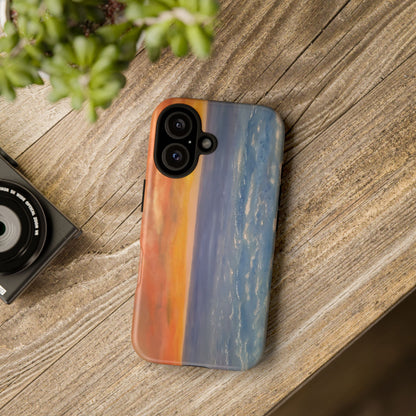 Artistic Ocean Sunset Phone Case - Tough and Stylish Protection