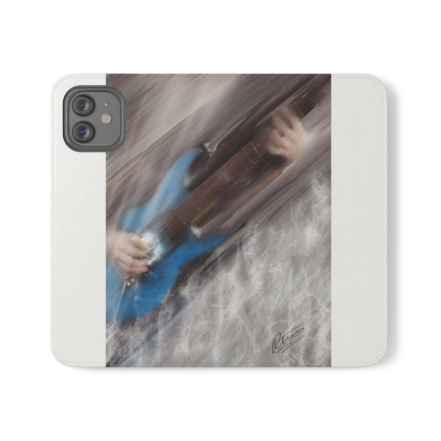 Phone Flip Cases Guitar Art