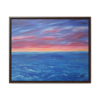 High Seas Sunset - Gallery Canvas Wraps, Horizontal Frame