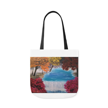 Canvas Tote Bag, Descending Waters Art