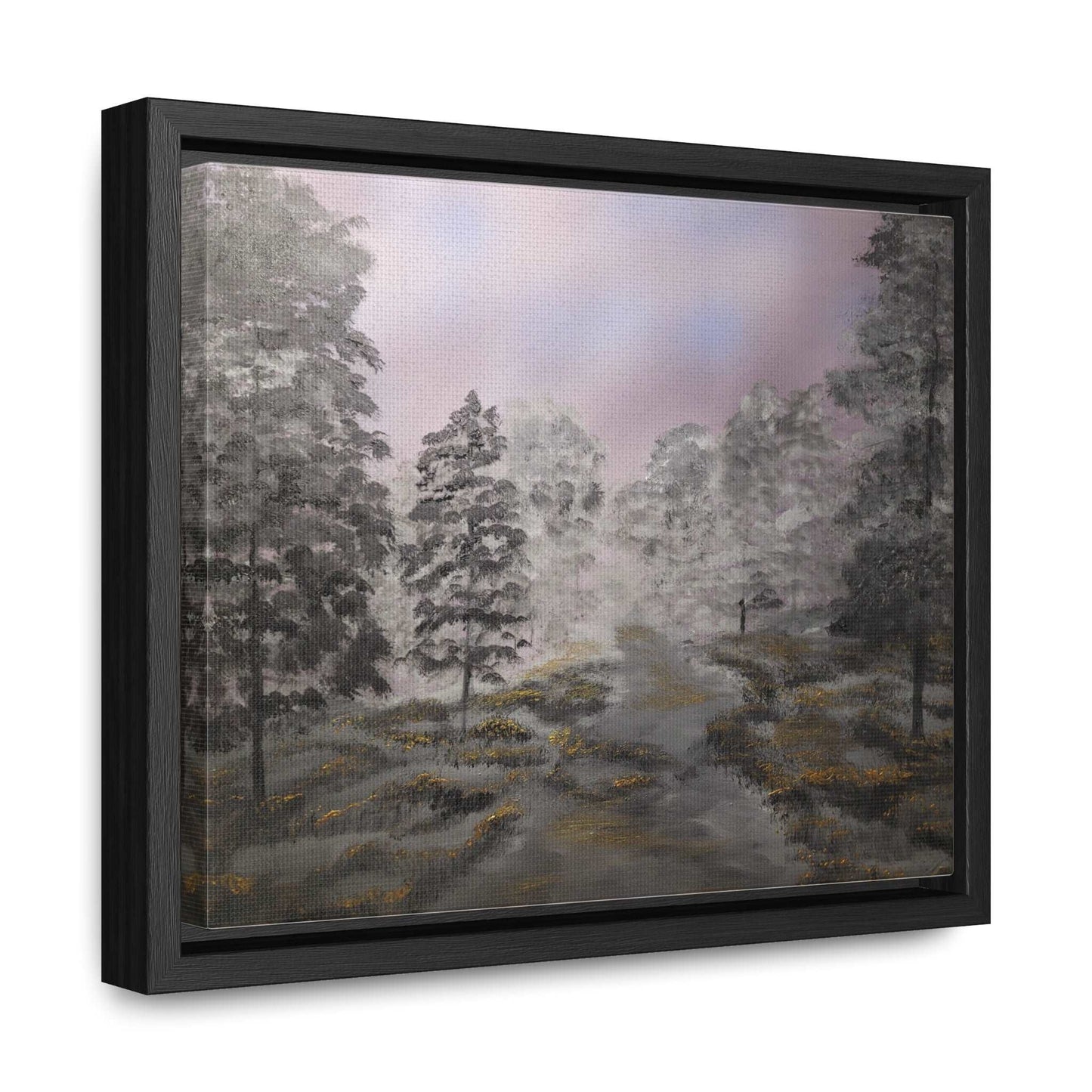 Canvas Wraps - Golden Forest Landscape Painting