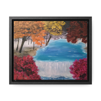 Descending Waters - Gallery Canvas Wraps, Horizontal Frame