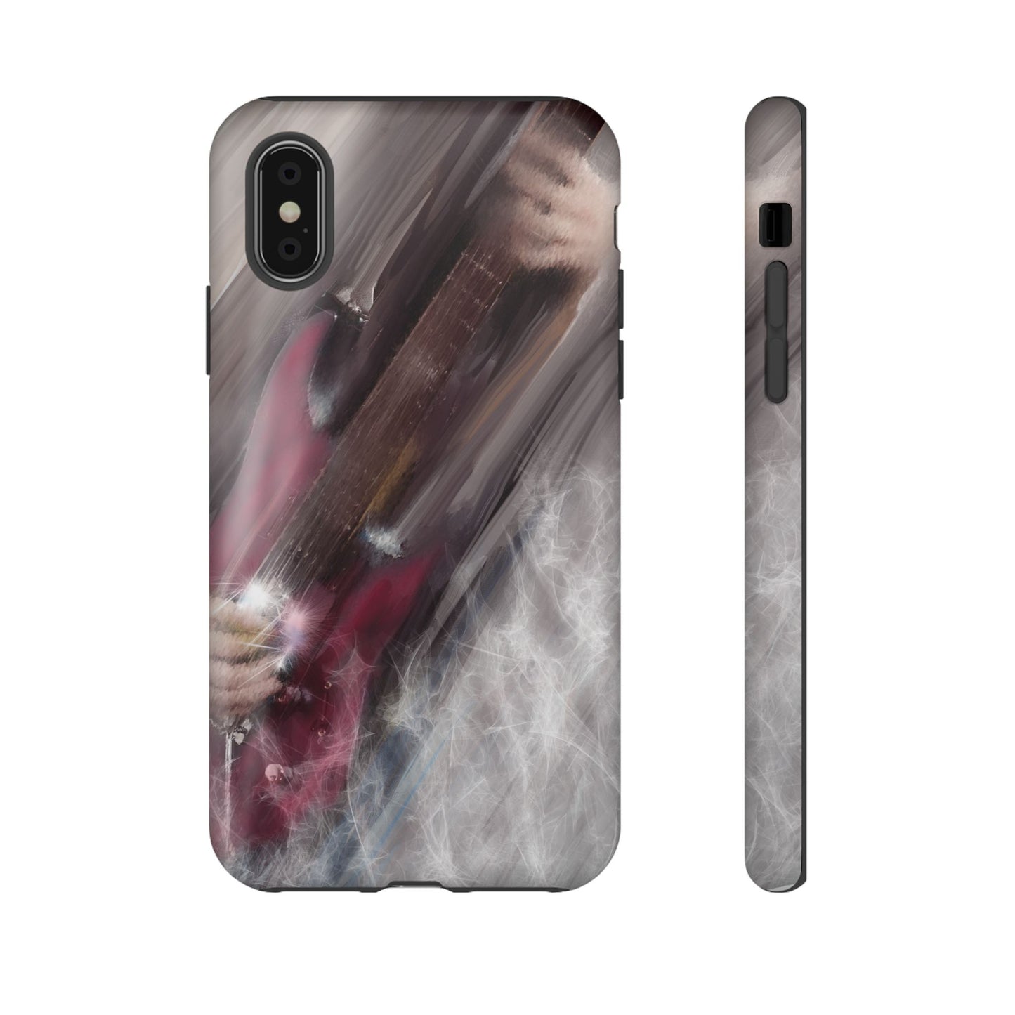 Red Guitar Phone Case - Tough and Stylish Protection