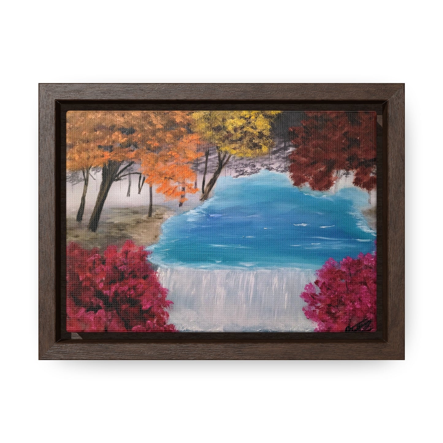 Descending Waters - Gallery Canvas Wraps, Horizontal Frame