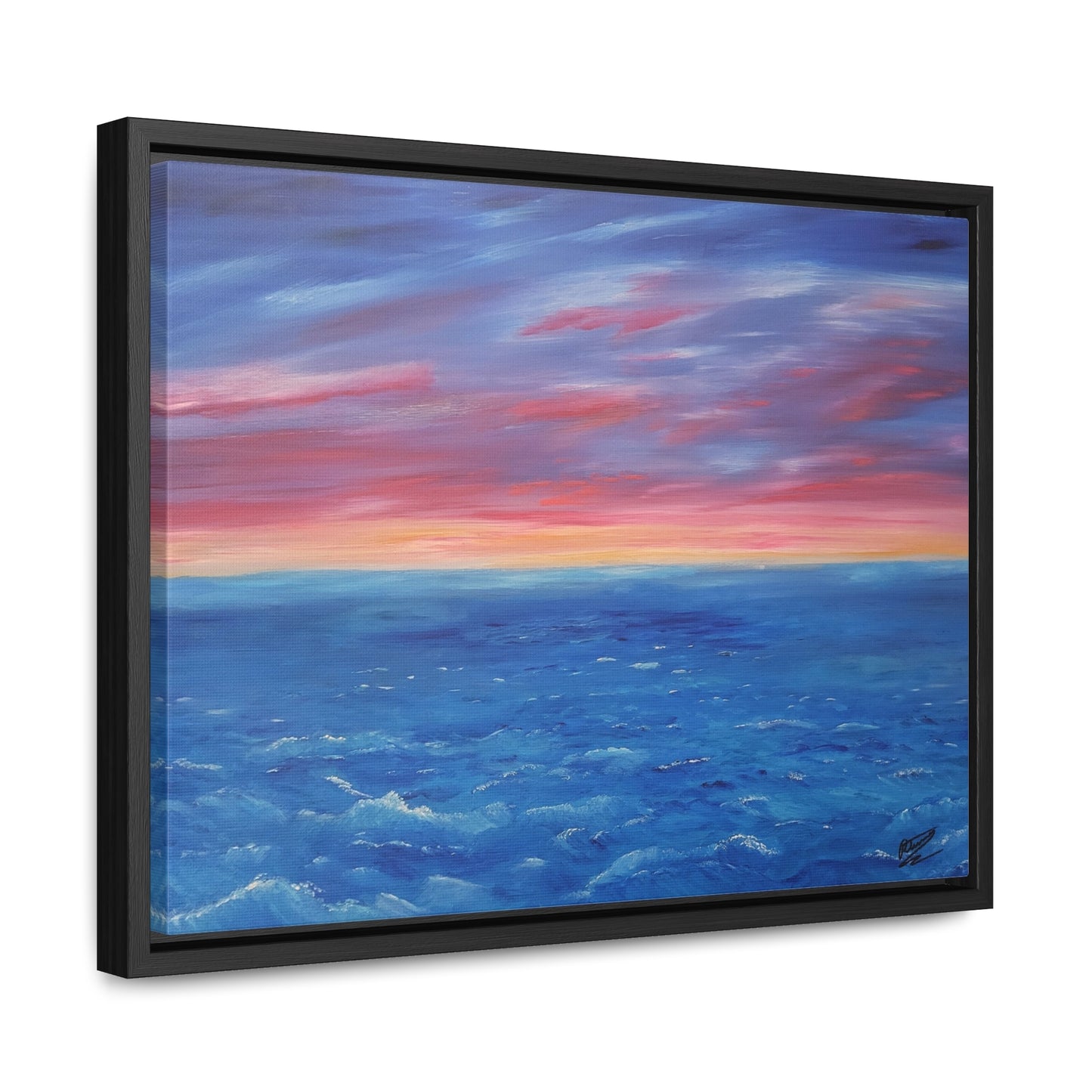 High Seas Sunset - Gallery Canvas Wraps, Horizontal Frame