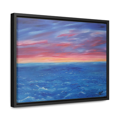 High Seas Sunset - Gallery Canvas Wraps, Horizontal Frame