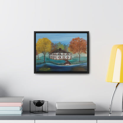 Estate On The Lake  - Gallery Canvas Wraps, Horizontal Frame