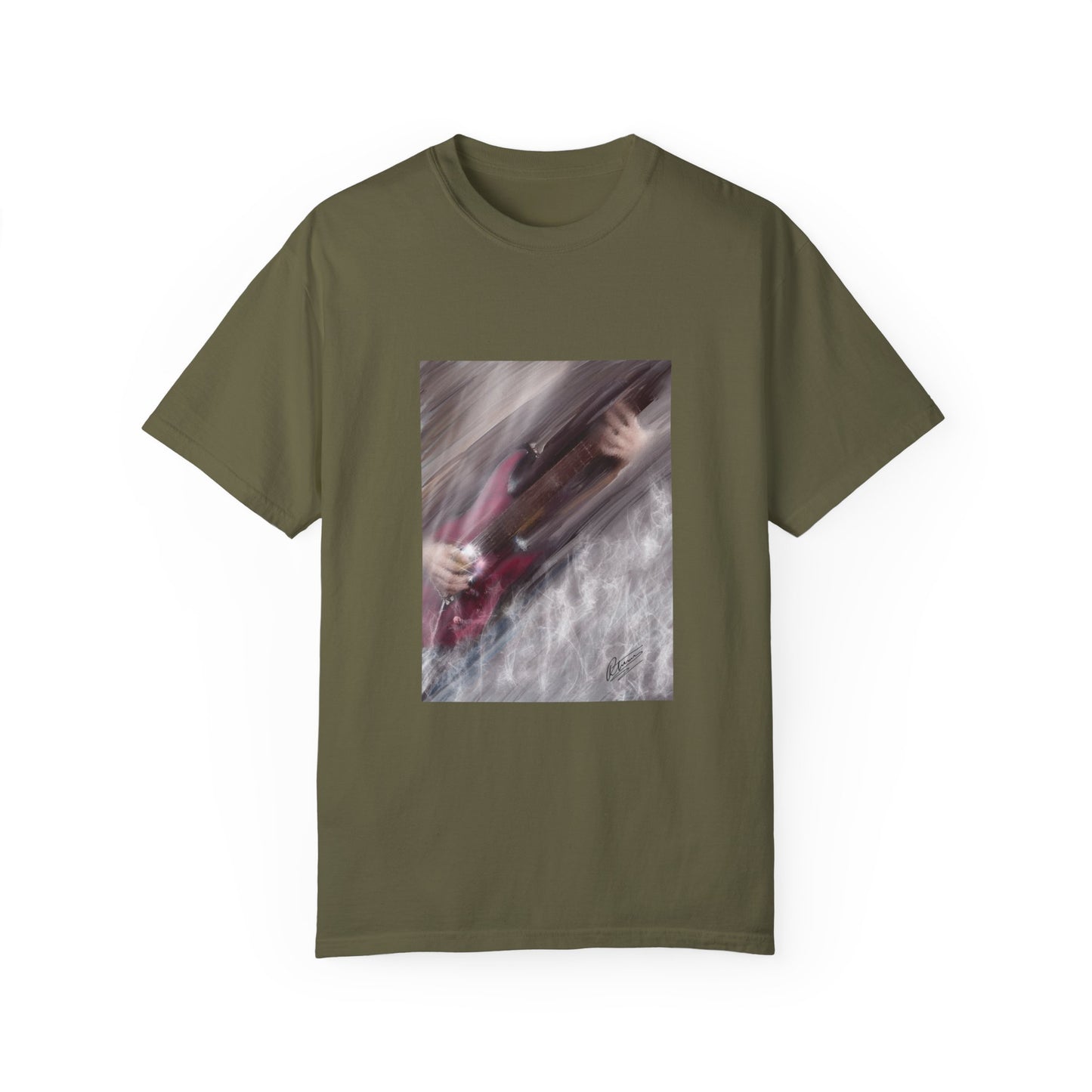 Red Guitar T Shirt