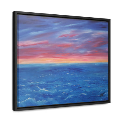 High Seas Sunset - Gallery Canvas Wraps, Horizontal Frame