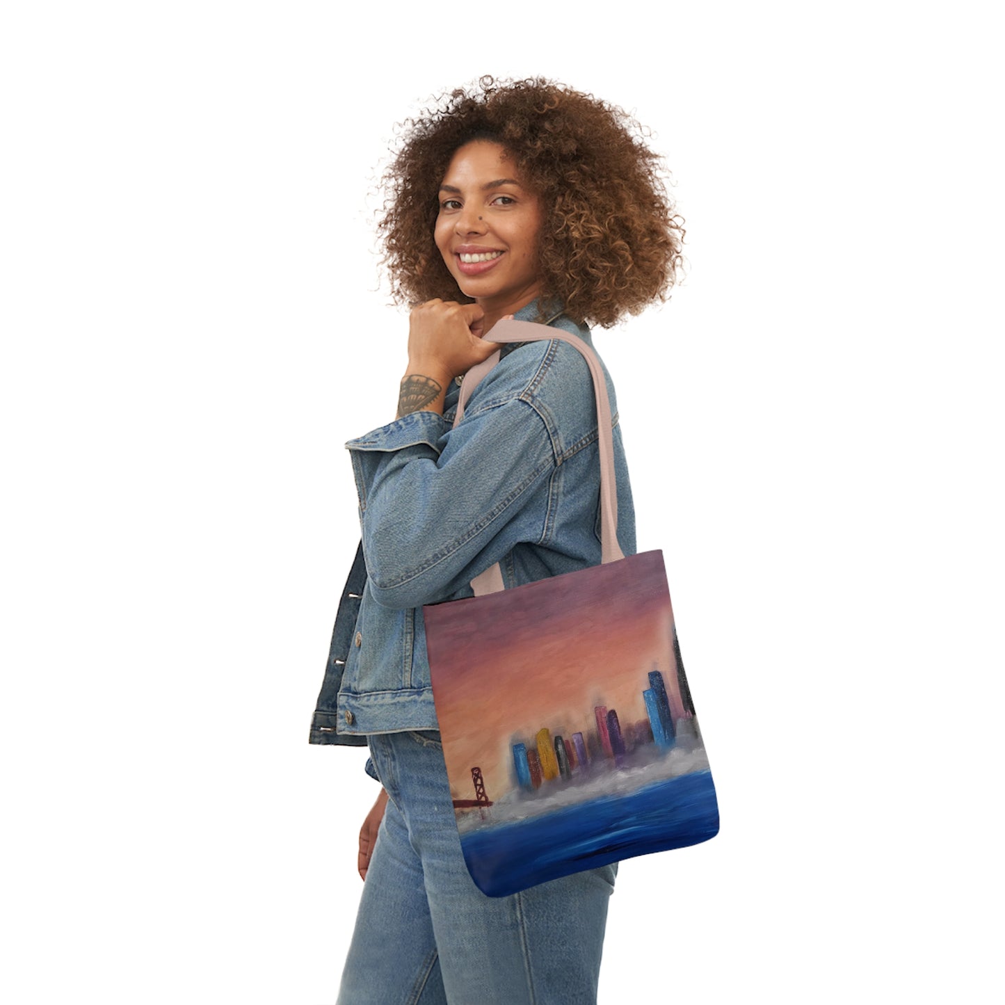 Canvas Tote Bag, San Francisco Bay Art