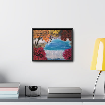 Descending Waters - Gallery Canvas Wraps, Horizontal Frame