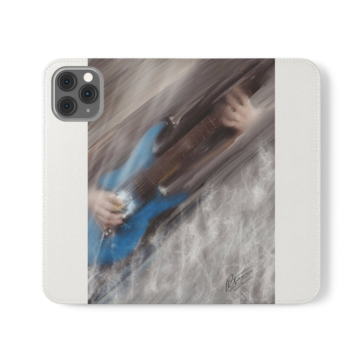 Phone Flip Cases Guitar Art