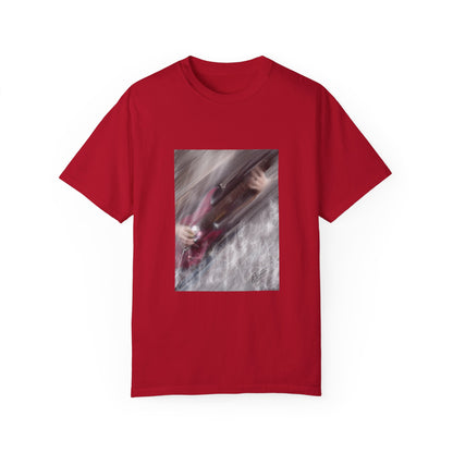 Red Guitar T Shirt