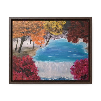 Descending Waters - Gallery Canvas Wraps, Horizontal Frame