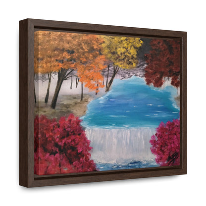 Descending Waters - Gallery Canvas Wraps, Horizontal Frame